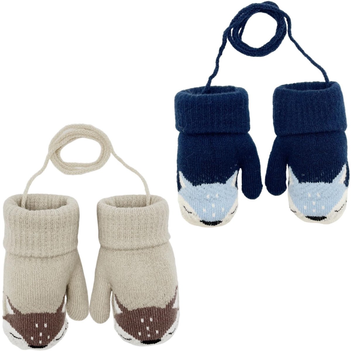 Dailygoods - Gebreide Winter Wanten voor Baby's 1-3 Jaar