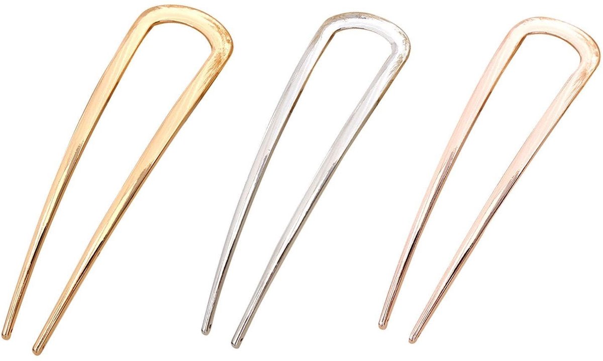 Dailygoods - Set van 3 Mode Vorken van Legering voor Vrouwen