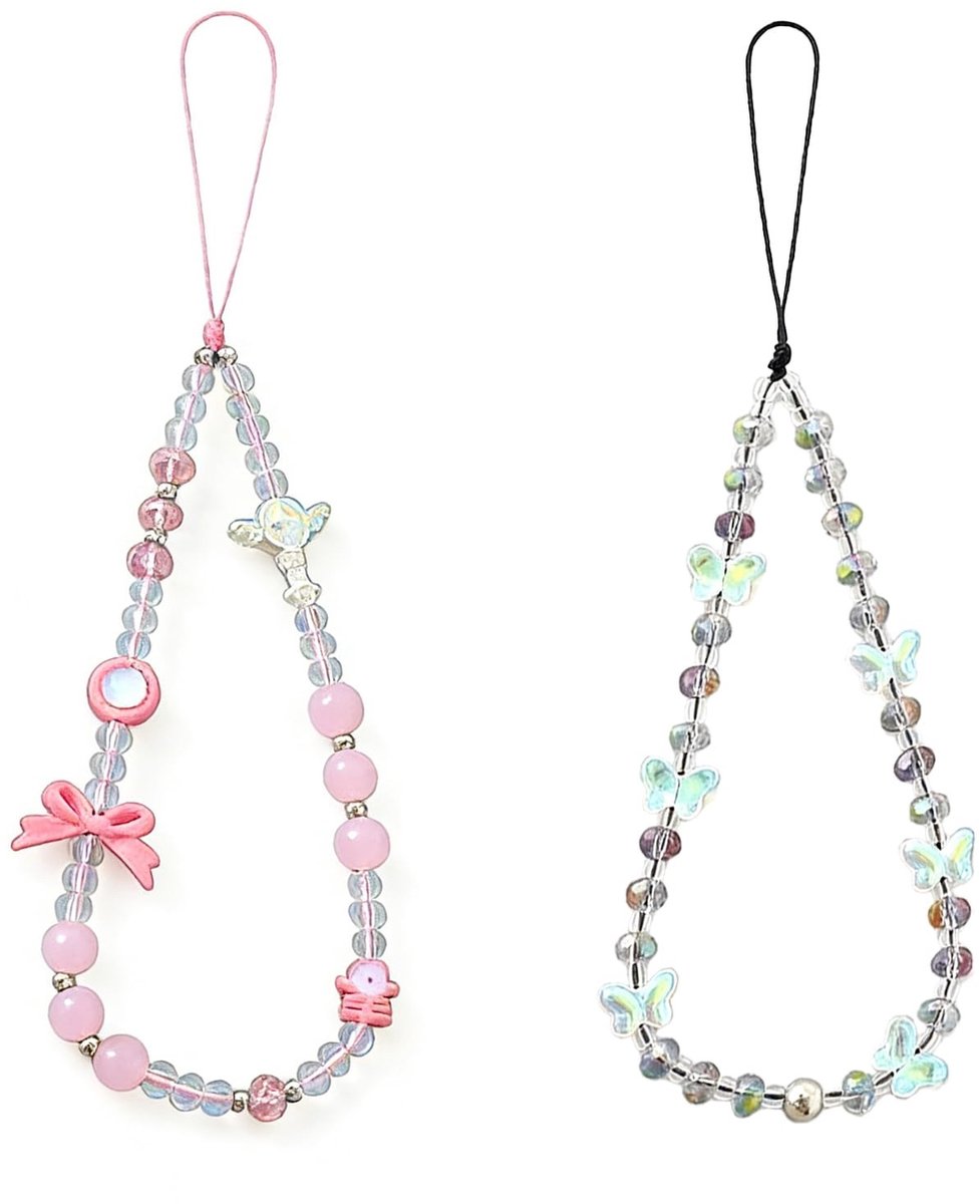 Dailygoods - Telefoon Charm Set met Polsbanden en Decoratieve Kralen