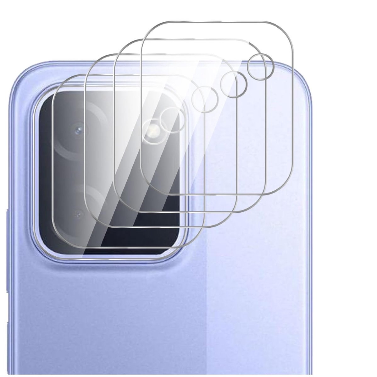 Dailygoods - 4 Stuks Camerafolie voor Xiaomi Poco C85