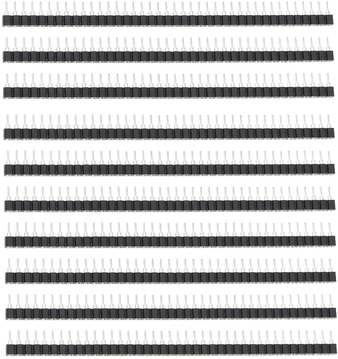 Dailygoods - 10 Stuks 40-Pins PCB Connector Socket voor Solderen