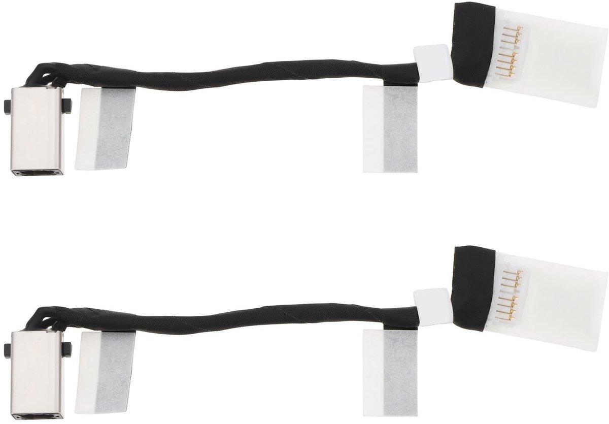 Dailygoods - Set van 2 DC Power Jack Kabels voor Dell Vostro 15