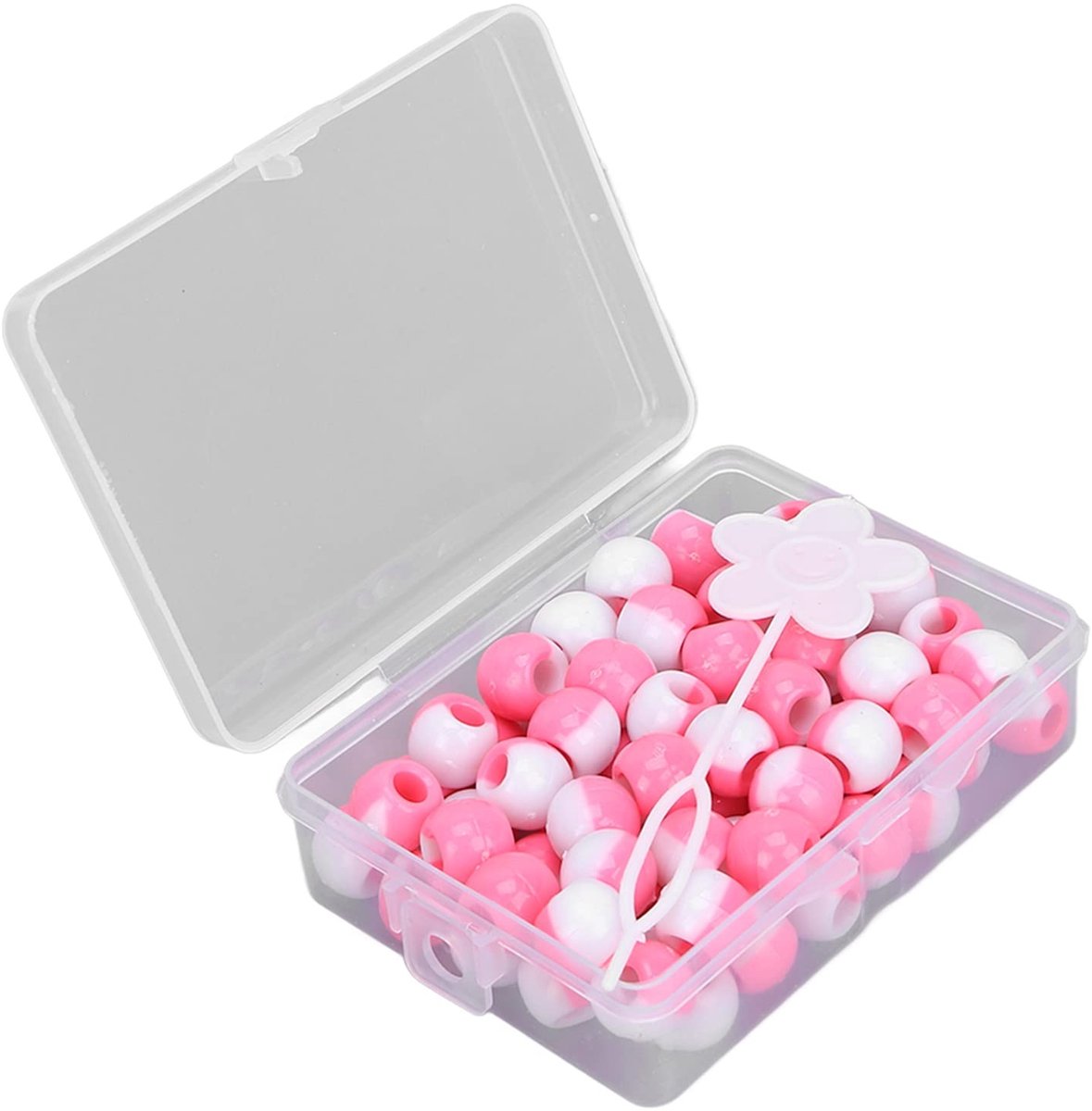 Dailygoods - Cosensi - Dailygoods - 74 Stuks Haarparels voor Kinderen met Opbergdoos