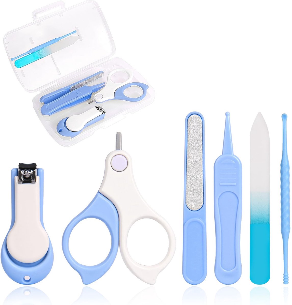 Dailygoods - 6-delige Baby Nagelverzorgingsset
