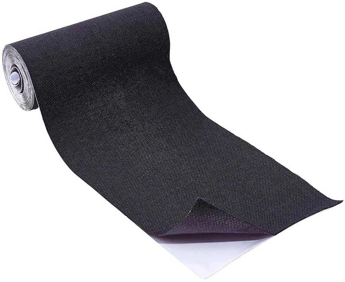 Dailygoods - Zwart Linnen Reparatietape voor Meubels