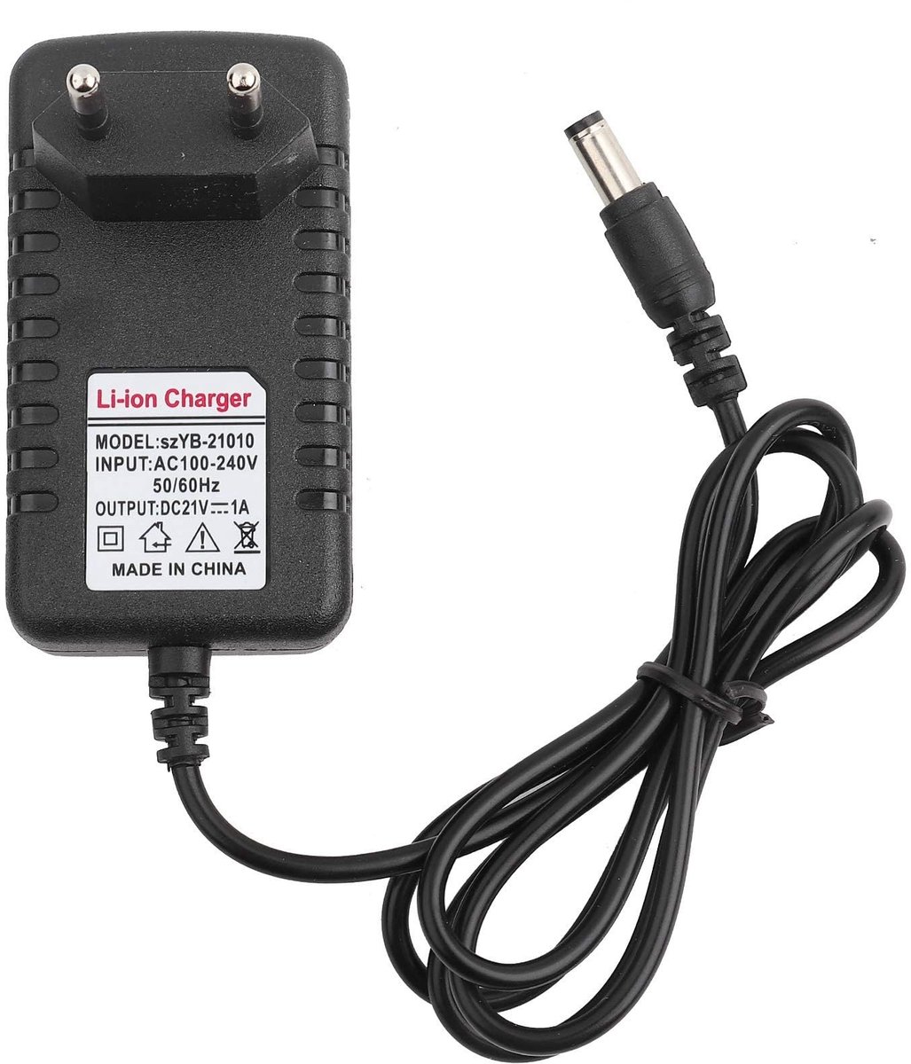 Dailygoods - Lithium Accu Oplader Adapter 21V 1A met Snelladen