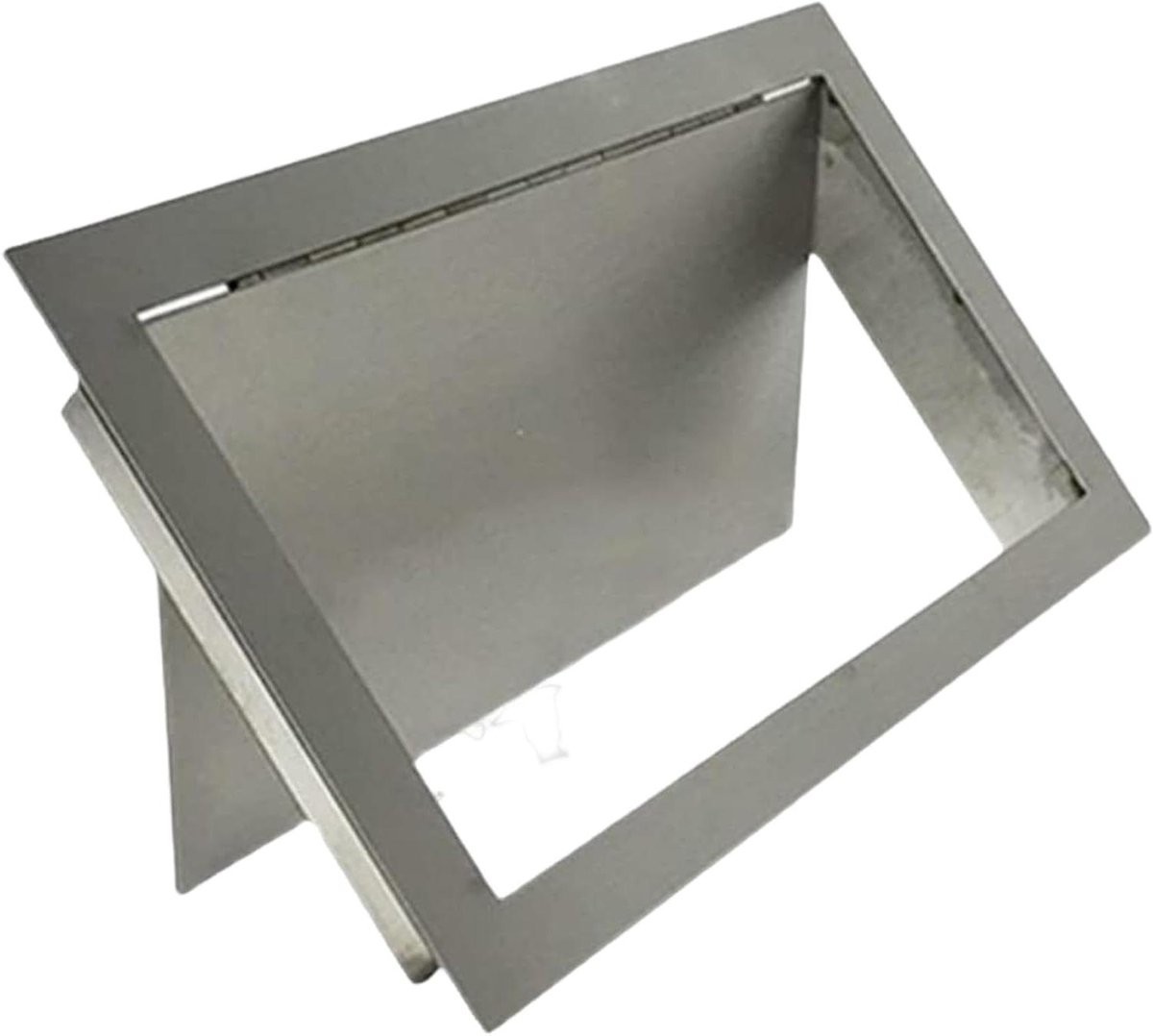 Afval Chute Deksel - Afvalbuis Deksel - Afval Beheer - Zij-opening - 23x17.5cm - Zilver