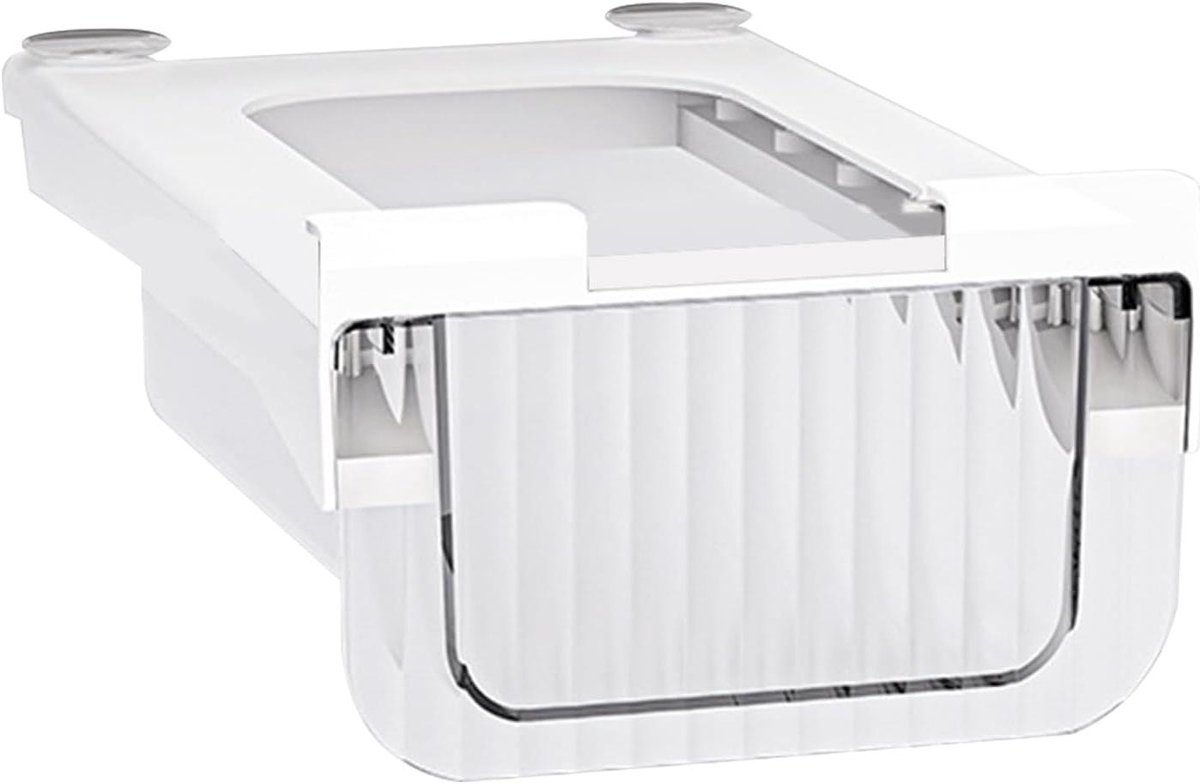 Koelkast Organizer - Keuken Lade - Voedsel Opslag - Uittrekbaar Ontwerp - Klein 27x16x10cm - Transparant