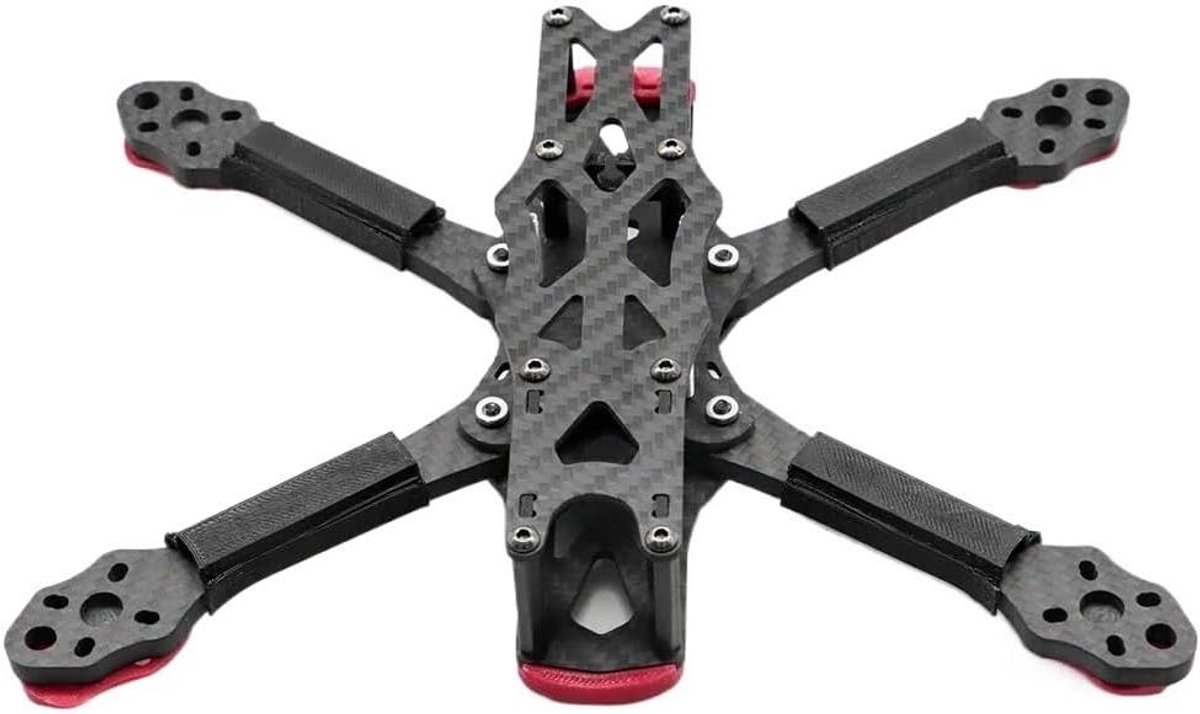 Quadcopter Frame - RC Drone Onderstel - FPV Vliegen - Koolstofvezel Constructie - 7 inch - Zwart