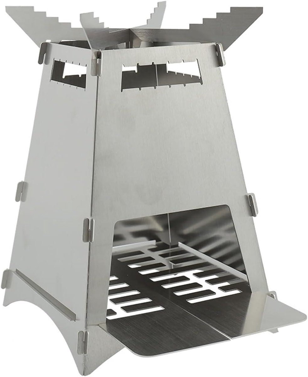 Draagbare Outdoor Houtkachel - Mini Camping Kachel - Outdoor Koken - Opvouwbaar RVS Ontwerp