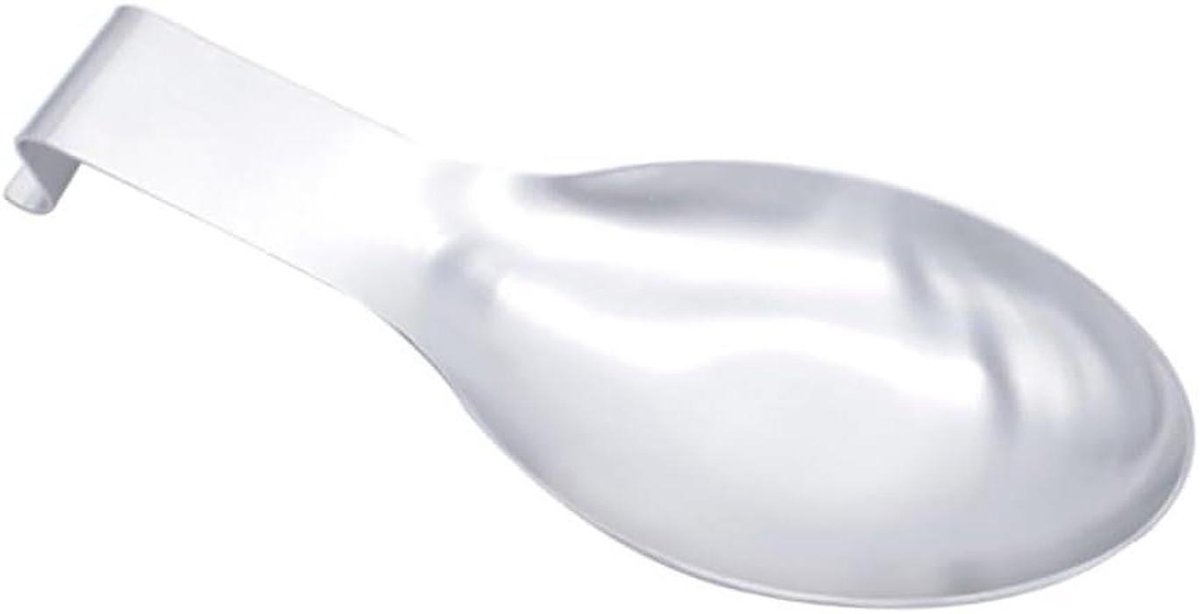 Lepelsteun - Keukengerei houder - Koken - Vaatwasmachinebestendig - 24 x 9.6 cm - Zilver