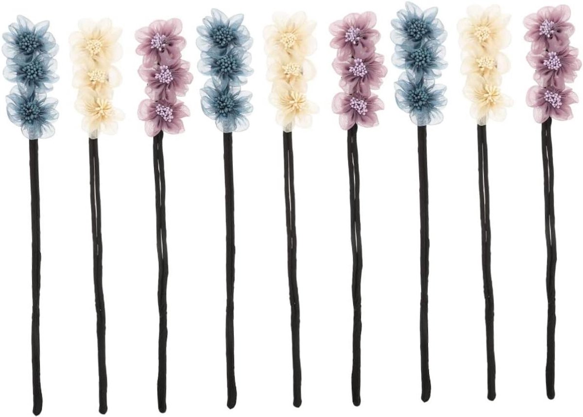Haarknot Makers - Haarstyler Set - Haar Styling - 9 Delige Set - 33 cm Lang - Meerdere Kleuren