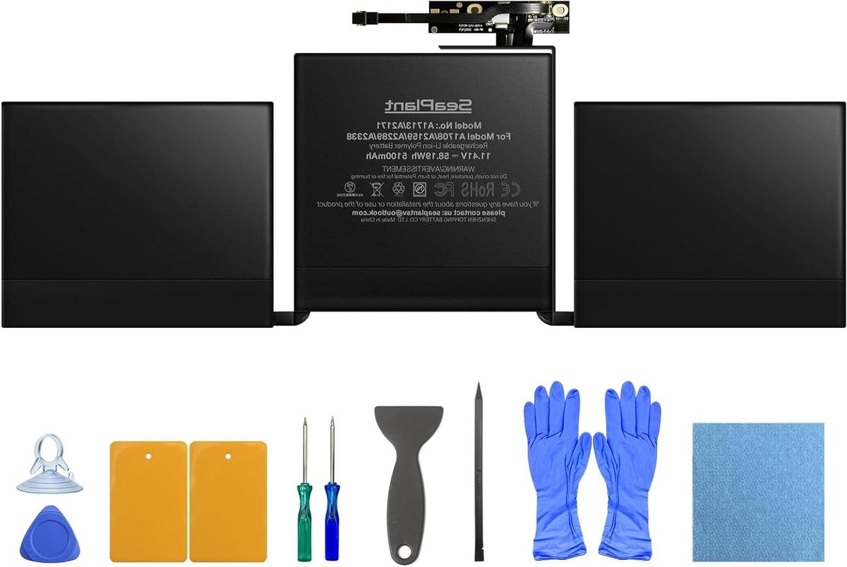 Laptop Batterij - Vervangende Accu - Mobiel Werken - Hoge Capaciteit - 58.19 Wh - Zwart