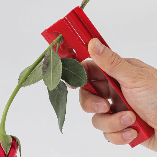Doornen Verwijderaar - Bloemtang - Rozen Verzorgen - Veer Mechanisme - 1 Stuk - Rood — afbeelding 5