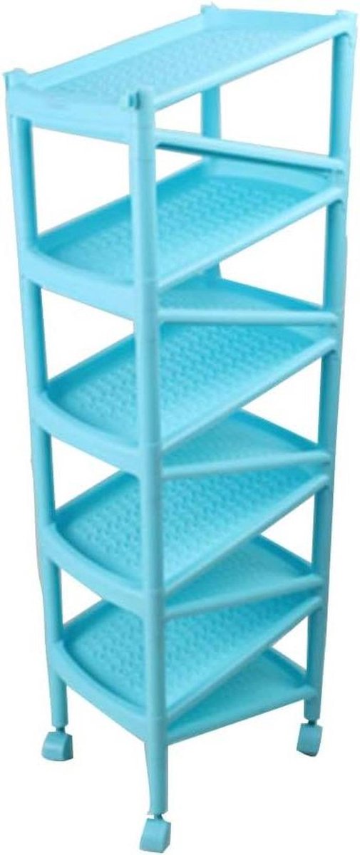 Schoenenrek - Opberger - Ruimte Besparen - Stabiele Constructie - 10 Lagen - Blauw