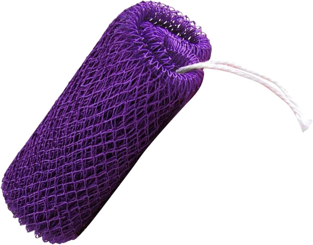 Huid Scrub Net - Bad Spons - Dagelijkse Verzorging - Verbetert Huidtextuur - 35 x 60 cm - Zwart