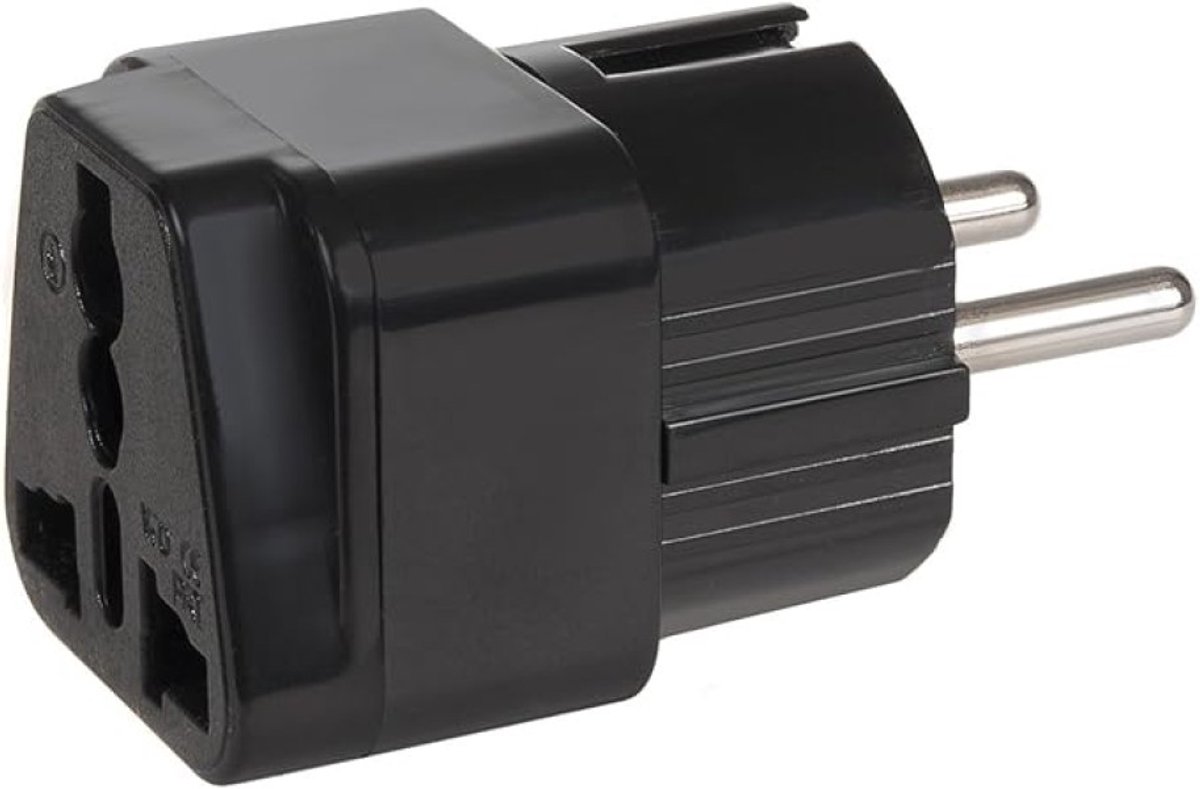 Universele reisadapter UK/GB naar EU Schuko
