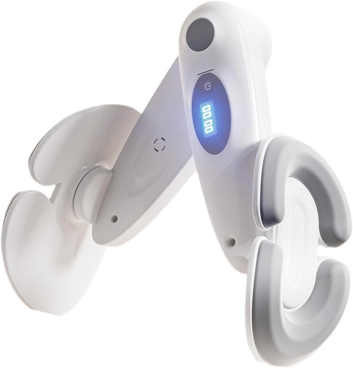 Dijtrainer - Bekkenbodemtrainer - Spierversterking Benen - Intelligente Tellers - 21 x 345 cm - Grijs