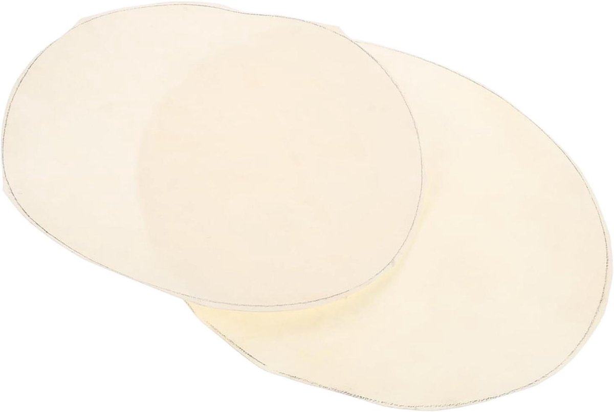 Drumvellen - Geitenvel - Muziek Maken - Verbeterde Duurzaamheid - 35 cm - Beige