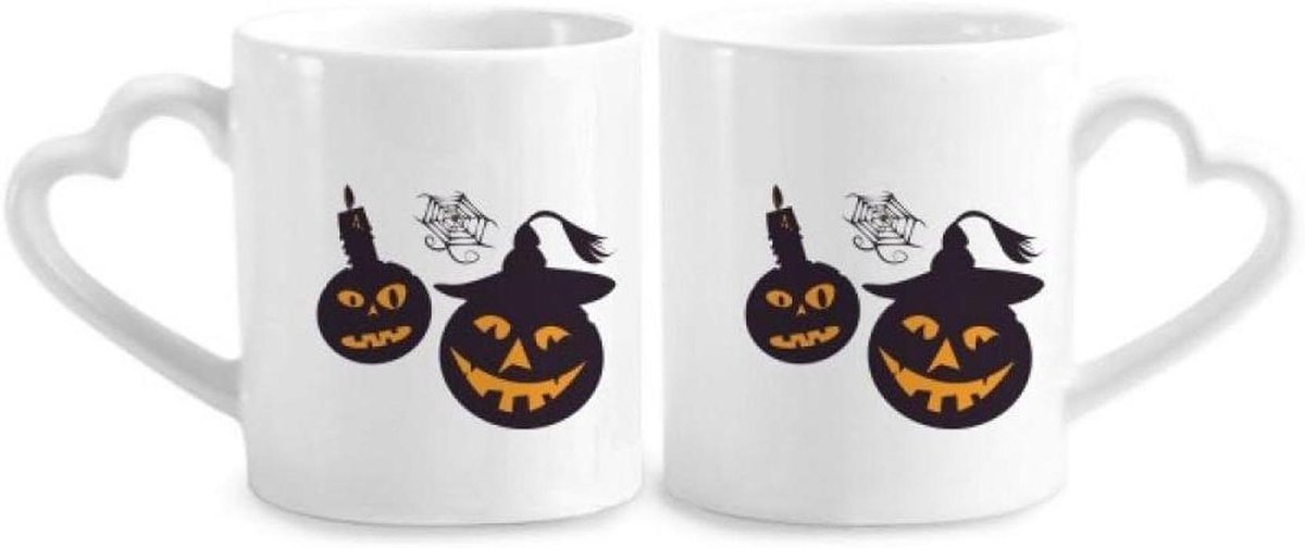 Pompoen Mokken - Keramische Bekers - Feestelijke Koffie - Vaatwasserbestendig - 12oz Capaciteit - Multicolor