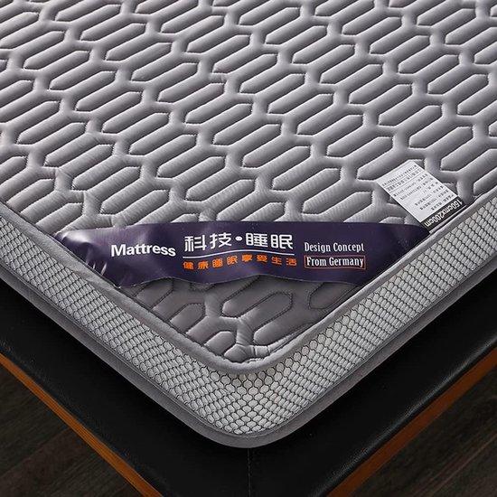 Japanse Matras - Tatami Vloerbedekking - Comfortabel Slapen - Ademend Polyester - 90x200 cm - Veelkleurig — afbeelding 2