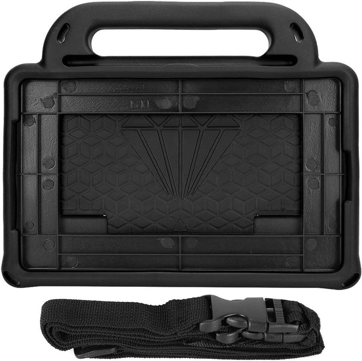 Tablethoes - Beschermhoes - Tablet Beschermen - Verstelbare Draagriem - 101 inch - Zwart