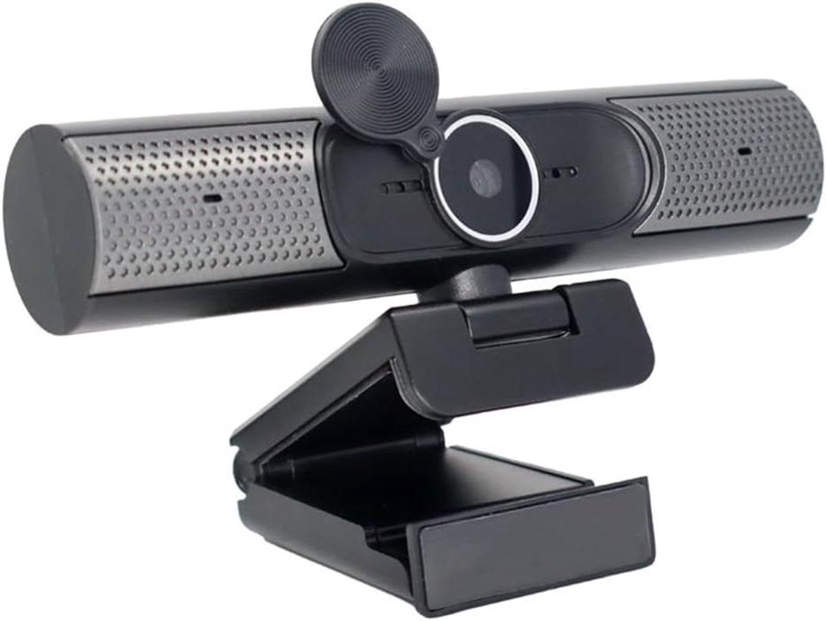Webcam USB - PC Camera - Videochat Vergaderingen - Automatische Focus - 2K Resolutie - Zwart
