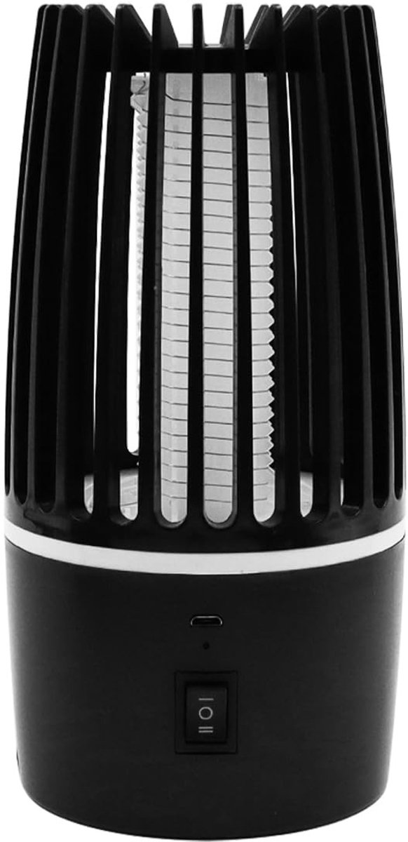 Dailygoods - Dailygoody - Elektrische Muggenmoordenaar - Muggenverdelger - Veilig en stralingsvrij - Zwart - Insectenmoordenaar - Ideaal voor binnen en buiten - Ge