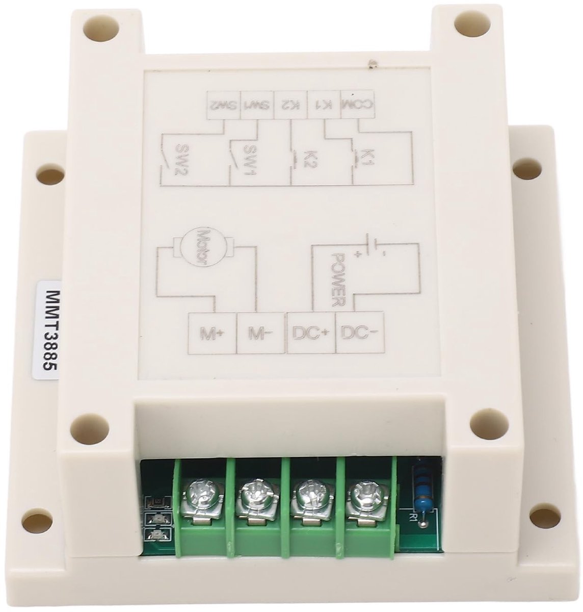 Dailygoods - Dailygoody - DC-motorcontroller - Afstandsbediening - Flexibel gebruiksgemak - 12-24V - Motorbesturingsmodule - Geschikt voor garagedeur - 2kh...