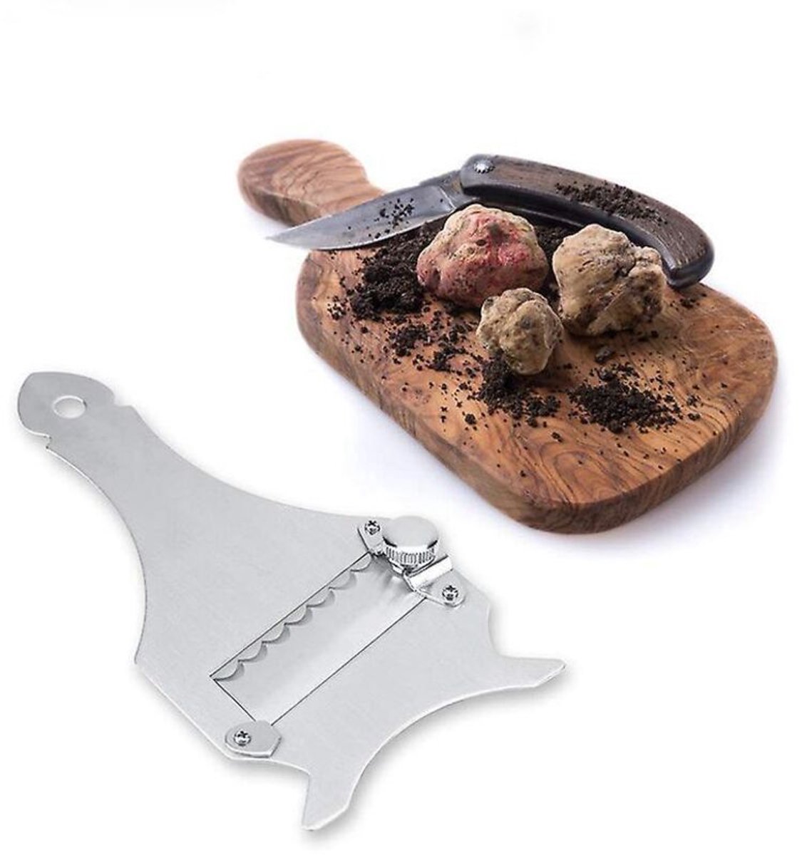 Roestvrijstalen truffel-chocolade kaassnijder