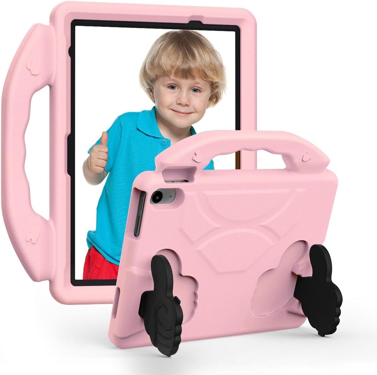 Tablethoes Kinderen - Beschermhoes Tablet - Veilig Gebruik - EVA Schokbestendig - 11 Inch - Roze