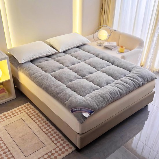 Opvouwbare Matras - Vloerligbed Tatami - Ruimte Besparen - Draagbaar en Compact - 90x200cm - Camel — afbeelding 4
