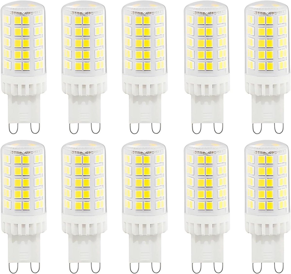 LED Lamp - G9 Energiebesparend - Ruimte Verlichten - Flikkervrij Licht - 10 Stuks - Koel Wit