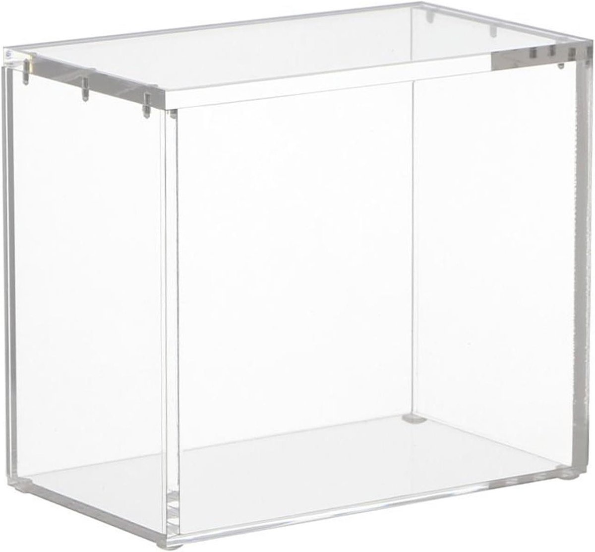 Acryl Displaykast - Opbergorganisator Vitrine - Verzamelingen Presenteren - Stofdicht Stapelbaar Systeem - 20x10x17.5 cm - Transparant