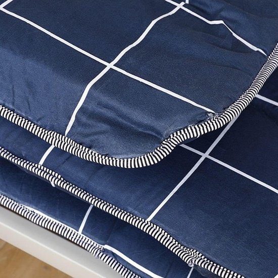 Opvouwbare Matras - Vloer Matras - Comfortabel Slapen - Verstevigde Structuur - 90x200cm - Grijs — afbeelding 2