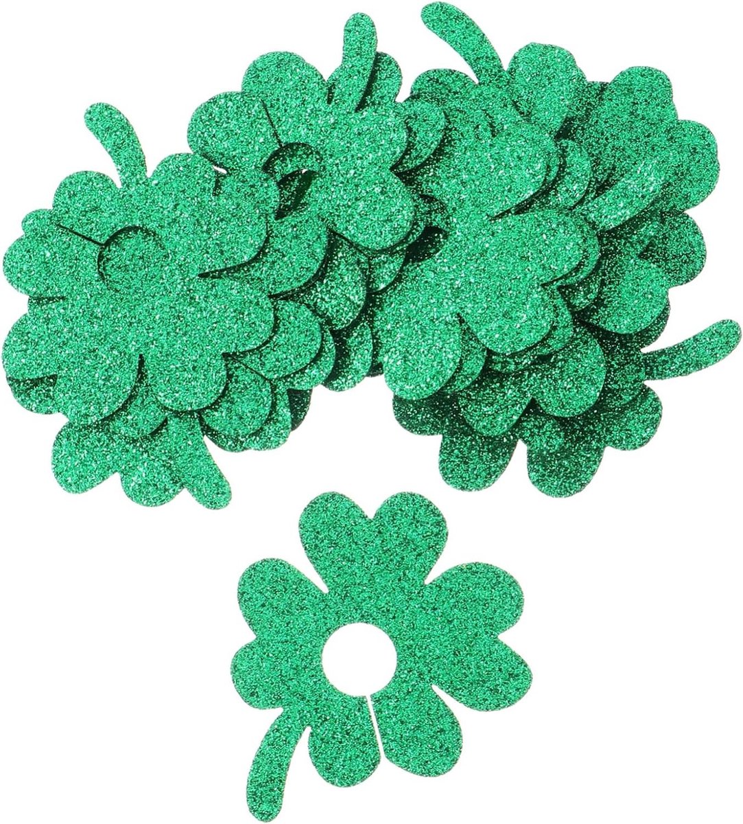 Wijnglas Ringen - Etiketten - Feestelijke Identificatie - Vrolijk Design - 6 x 5 cm - Groen