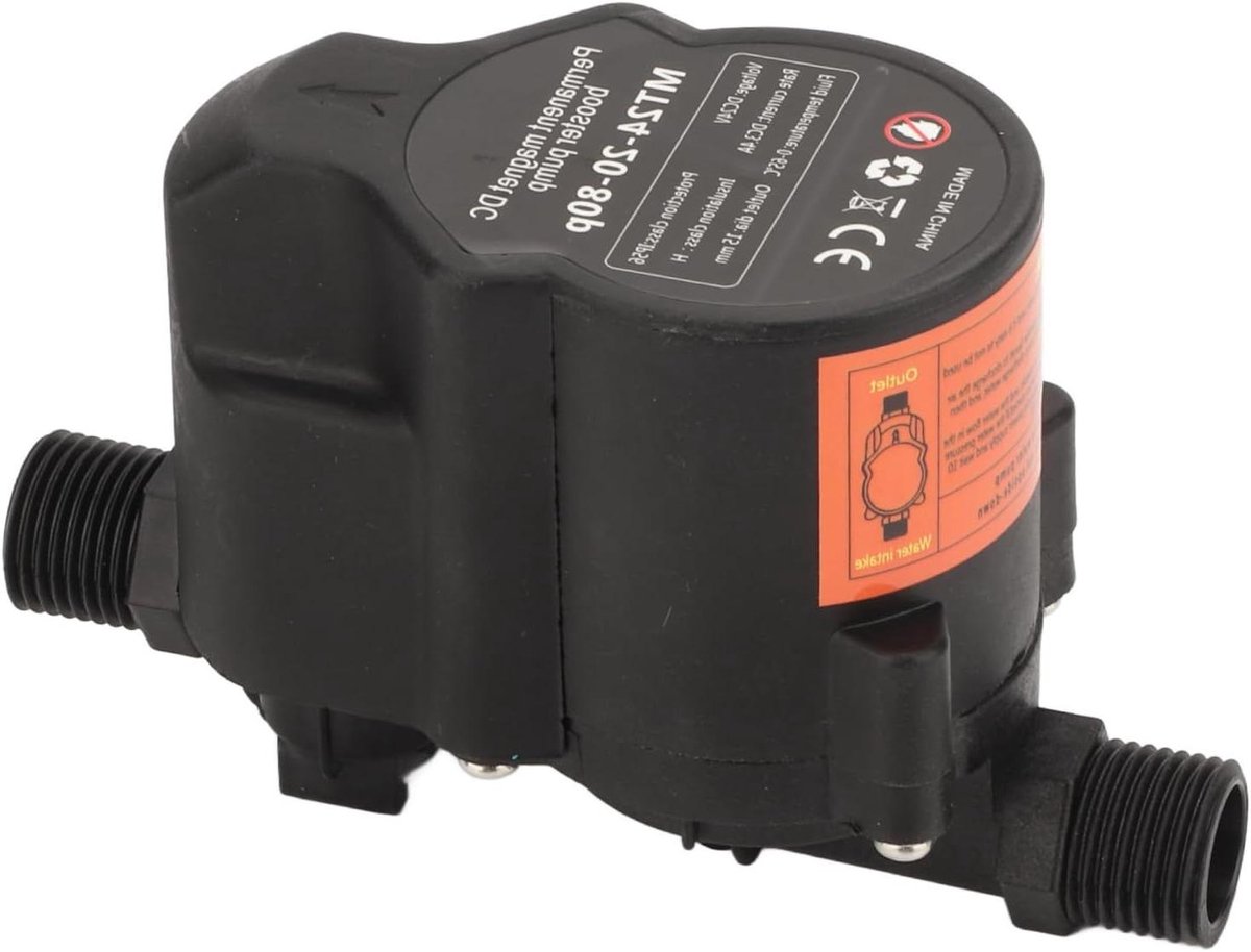Waterdruk Booster Pomp - Hogedruk Pomp - Douche Verbeteren - Volautomatische Sensor - 20m Hefhoogte - Zwart