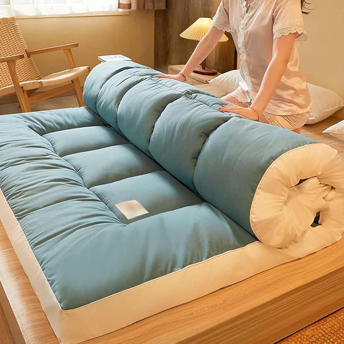 Opvouwbare Matras - Vloerbed - Gastvrij Ontvangen - Ergonomische Ondersteuning - 90x200cm - Niet gespecificeerd