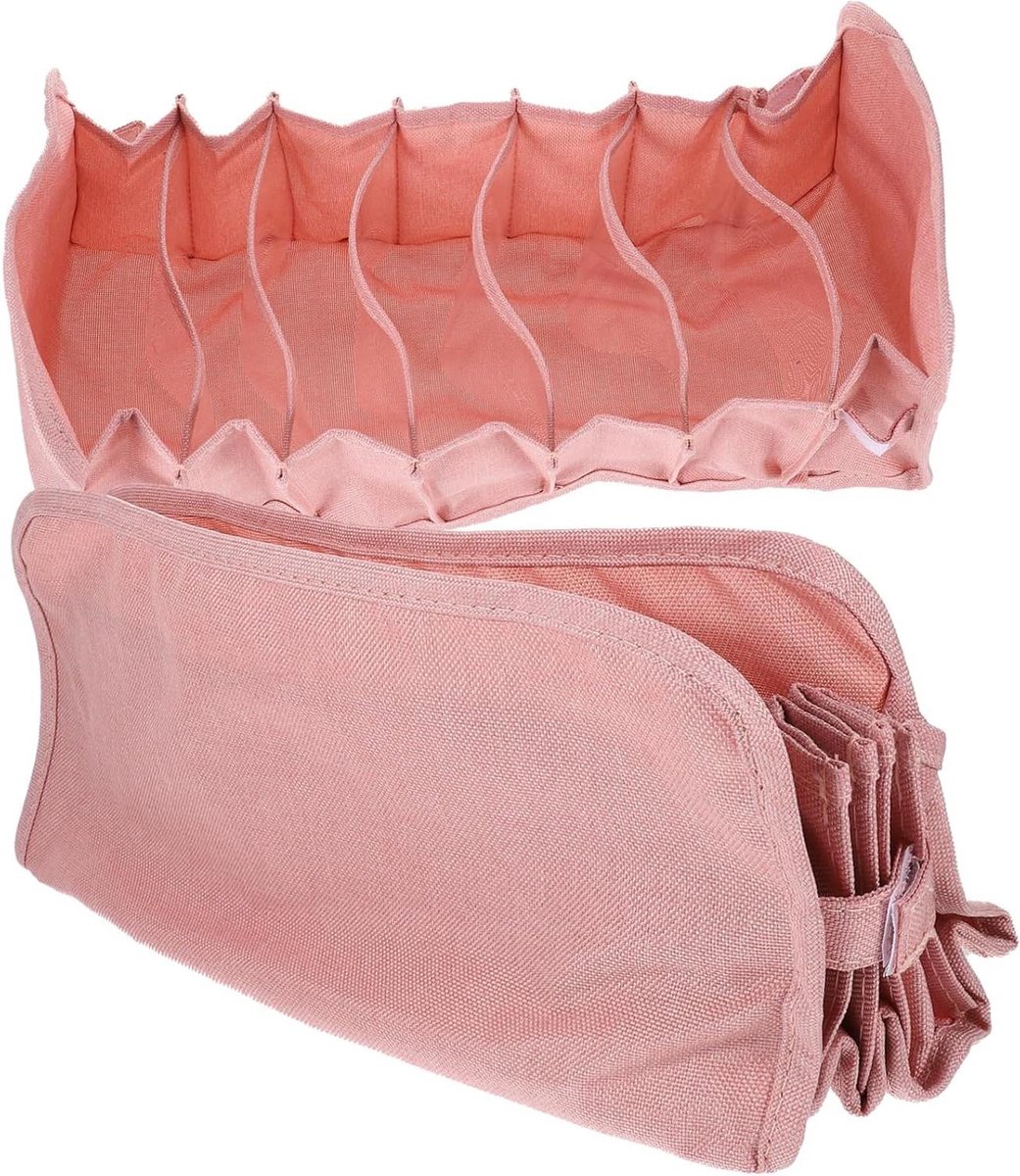 Kleding Organizer - Lade Opberger - Kleding Sorteren - Opvouwbaar Ontwerp - 30x15x15 cm - Roze