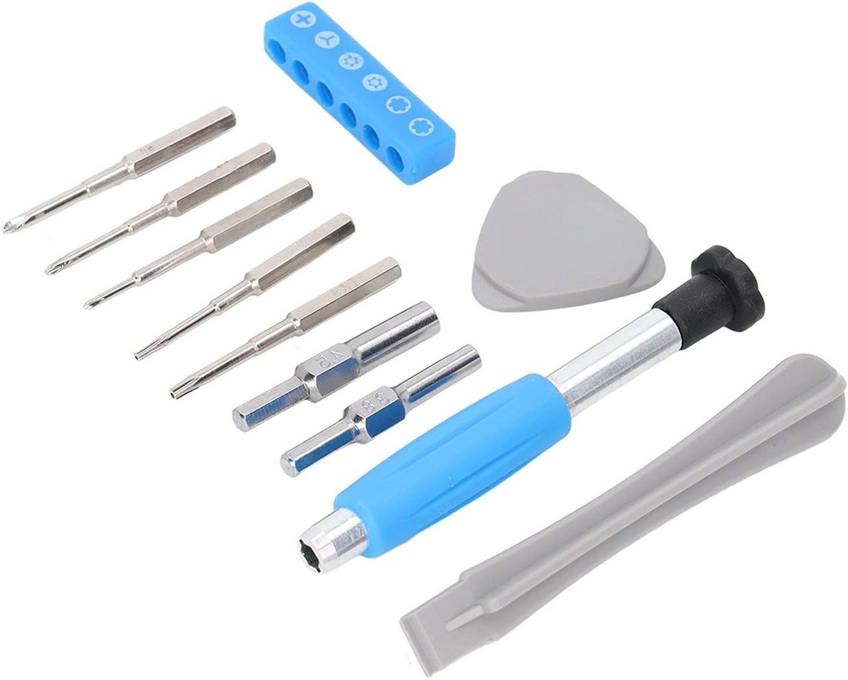 Complete Schroevendraaierset voor Elektronische Reparaties, Geschikt voor SNES, N64, NES en Wii - Inclusief Triwing en Diverse Accessoires