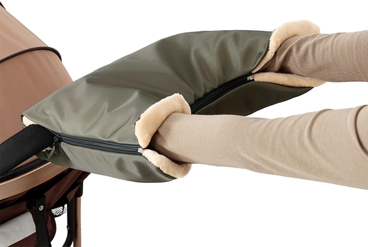 Dailygoods - Dailygoody - Handwarmer Kinderwagen - Handschoenen voor Buggy - Waterdicht en Winddicht - Universele Maat - Fleece en Katoen - Ideaal voor Koude Dagen