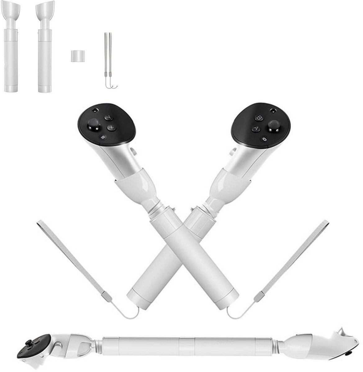 Dailygoods - Greepverlengingen voor VR-controllers Meta Quest 3/Pro