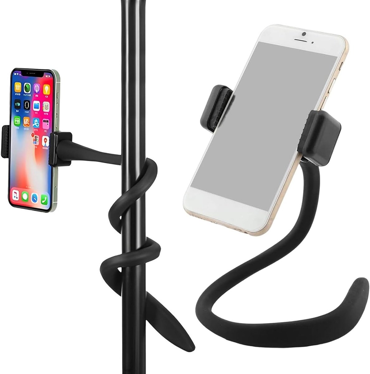 Flexibele Mobiele Telefoonhouder voor Kinderwagens en Fietsen, Universele Anti-slip Bevestiging voor Smartphones, Ideaal voor Buitenactiviteiten en Reizen