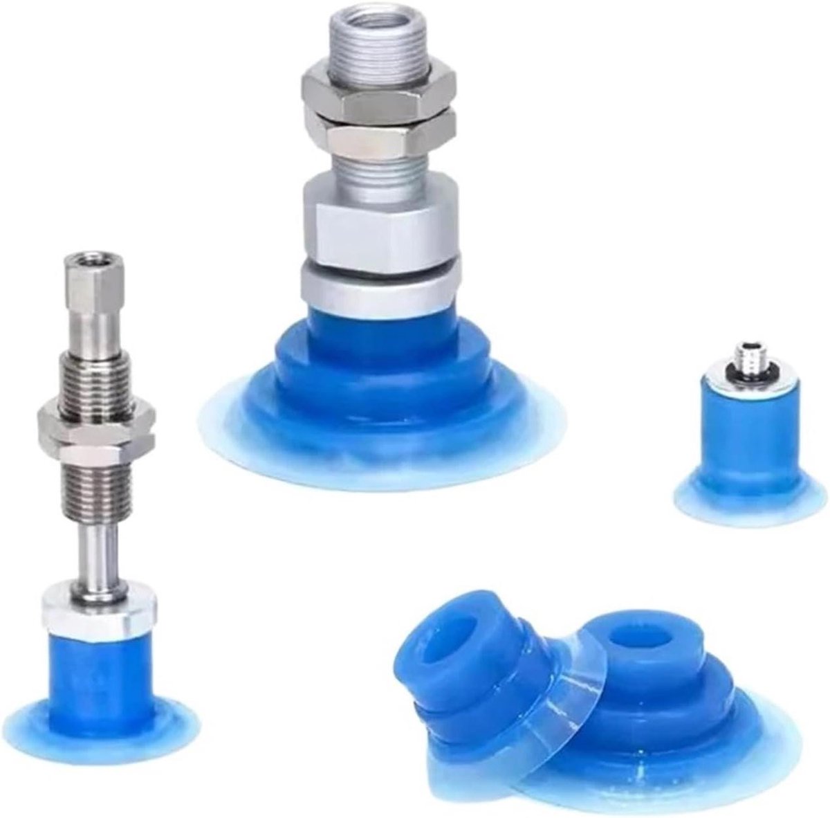 Verpakkingsmachine Onderdelen - Zuignap Vacuümzak - Industriële Verpakking - Pneumatische Bediening - 10 Stuks - Grijs