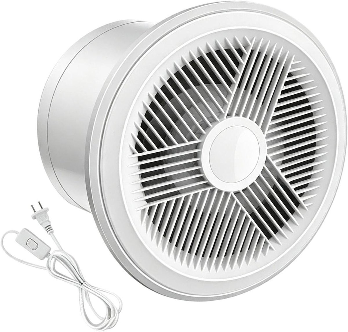 Wandventilator - Afzuigventilator - Luchtvernieuwing - Gereedschapsloze Montage - 6 inch -