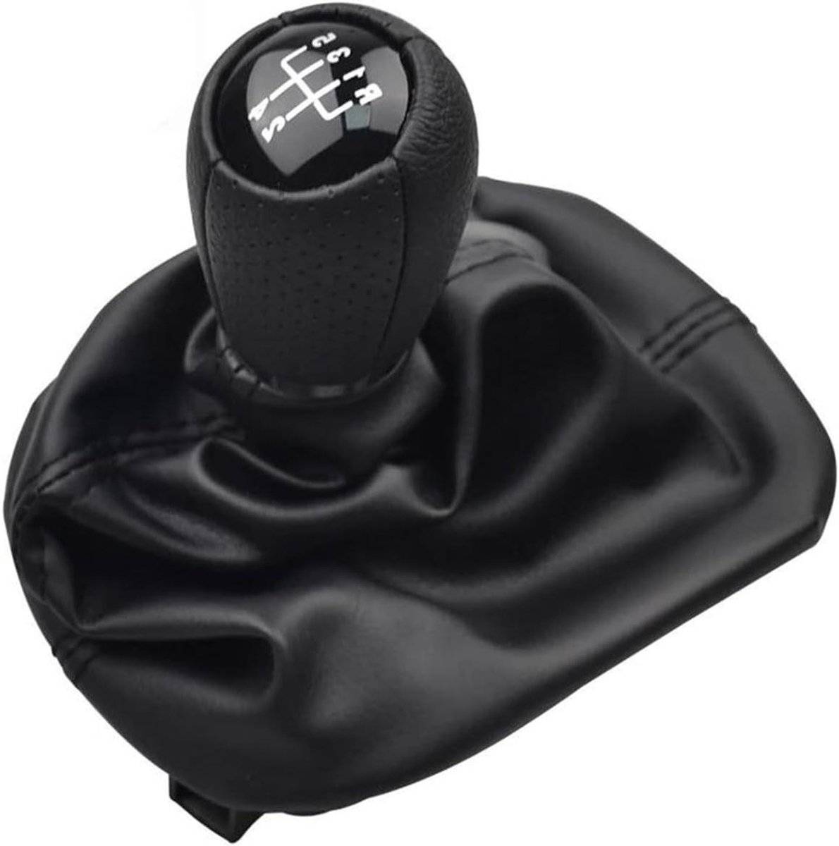 Schakelpookknop - Handbal Pook - Soepel Schakelen - Ergonomische Kromming - 6 Snelheden - Zwart