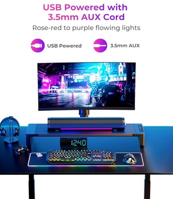Soundbar Pc - Bekabelde en Draadloze Pc -Luidspreker - USB Mini Speaker - Audio Accessoire — afbeelding 5