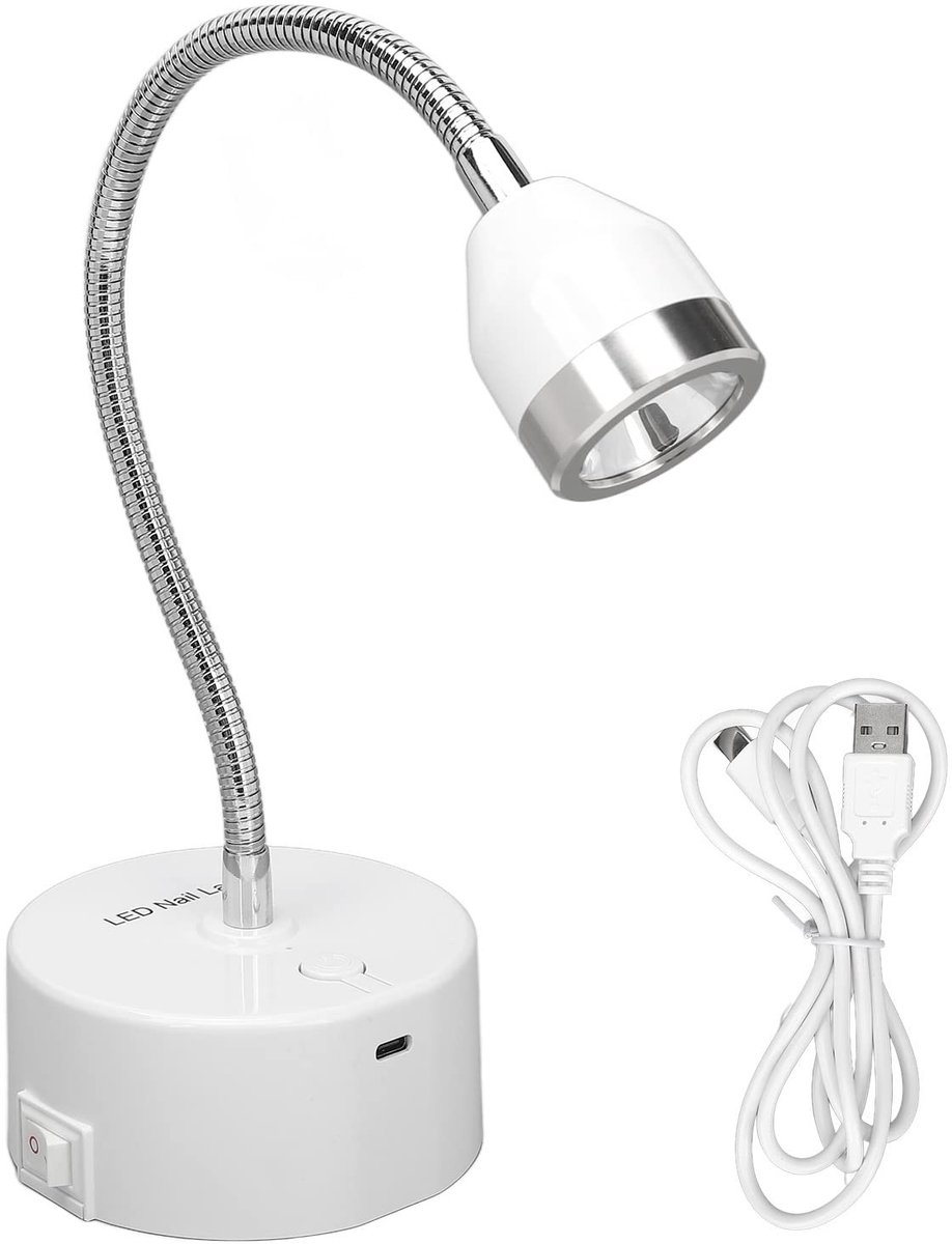 Dailygoods - Draagbare UV LED Nagellamp voor Thuisgebruik met Instelbare Hoeken