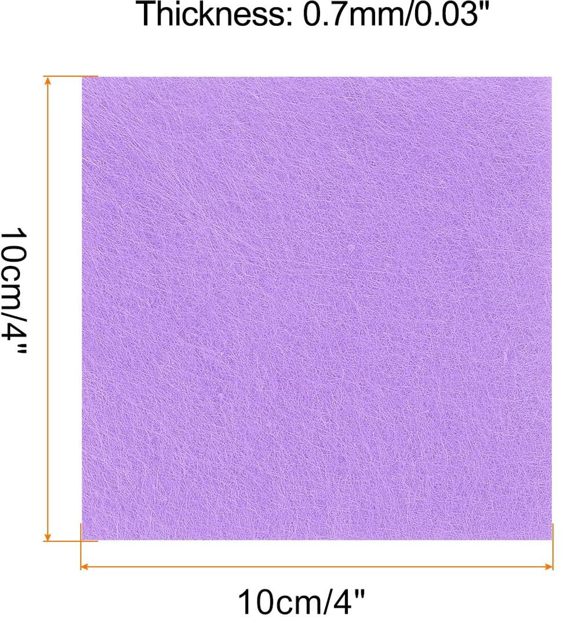 Dailygoods - Zachte Viltvellen voor Creatieve Ambachten - 42 Stuks