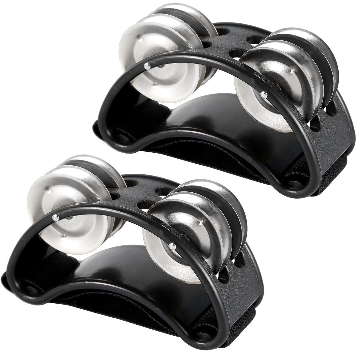 Dailygoods - Set van 2 Voettamboerijnen met Stalen Jingle Bells